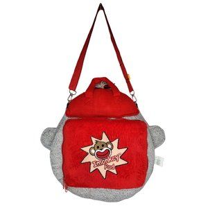 SOCK MONKEY IPAD KINDLE TABLET E-BOOK READER PROTECTIVE PLUSH TRAVEL CASE